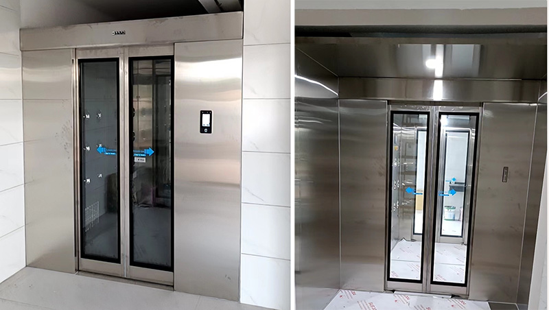 廣西金桂紙業造紙車間人員通道風淋室安裝完成